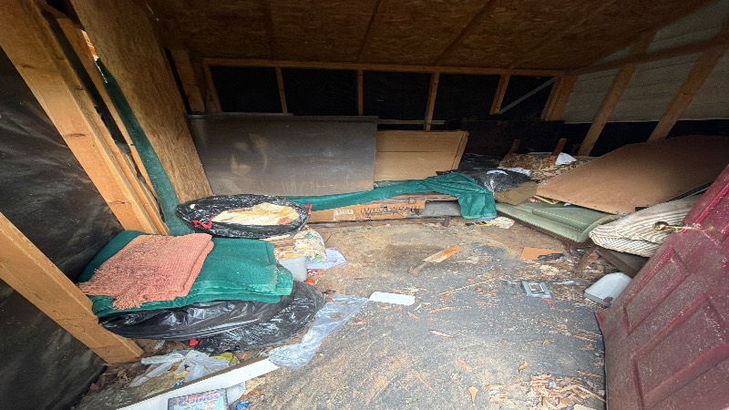 5/6 truck load crawlspace cleanout in Raleigh, NC